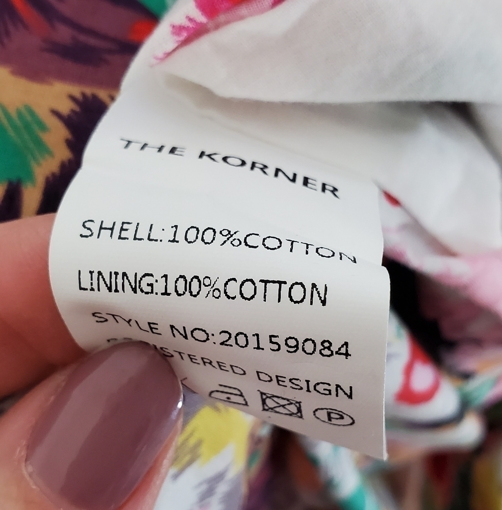 BRIGHT Floral 100% Cotton Lightweight Blazer in Size Small from Anthropo… - Picture 9 of 9